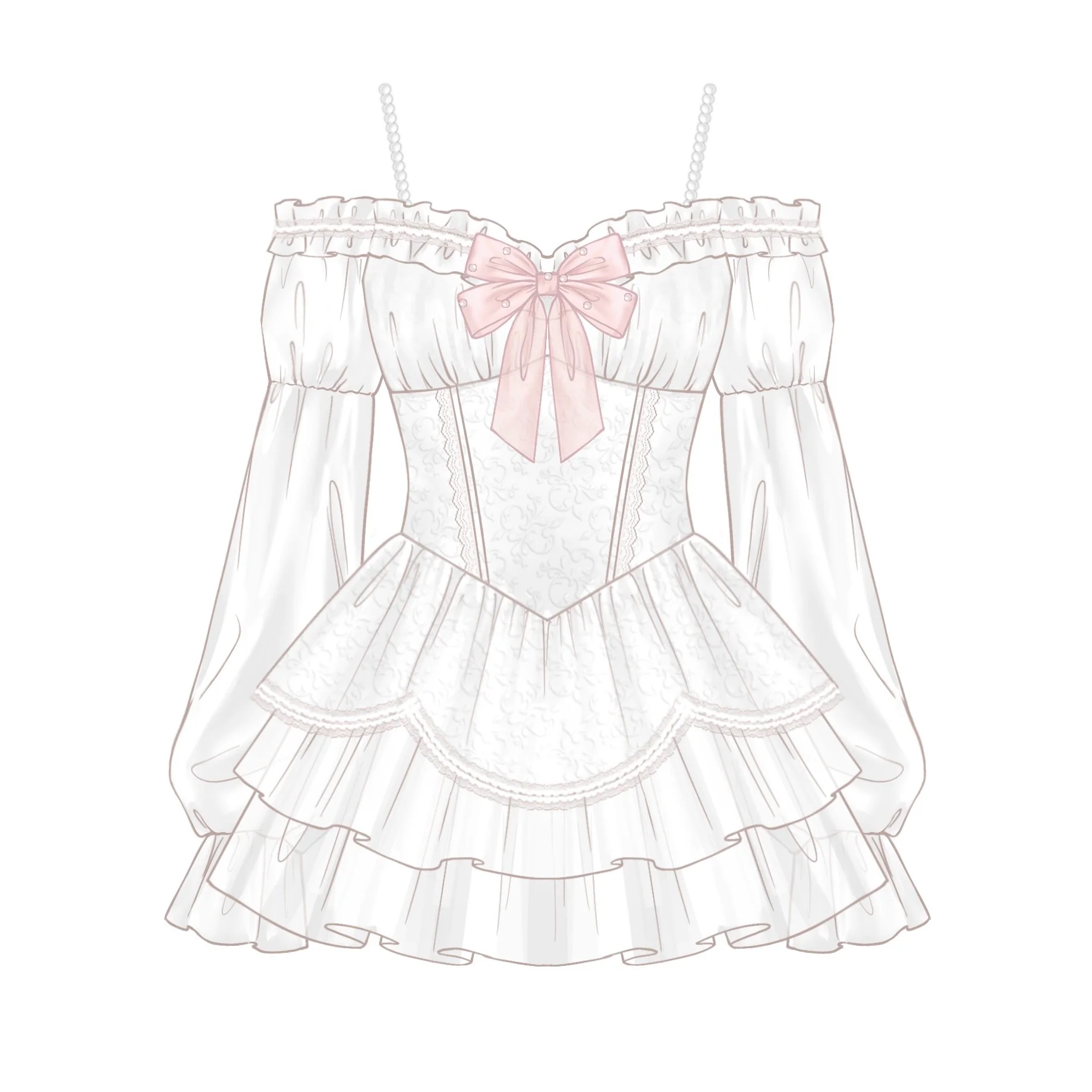 Sweet princess dress HA2455 - Image 6