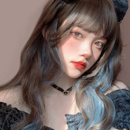 Sweet Qi bangs curly hair HA0249 - Image 5