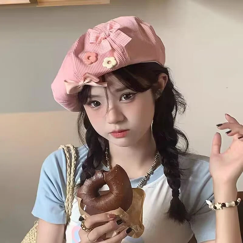 Sweet Solid Beret   HA2212 - Image 3