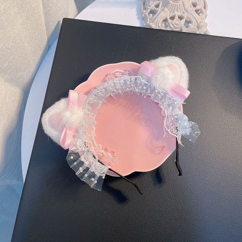 Sweet super fairy pink cat ear headband    HA0735 - Image 4