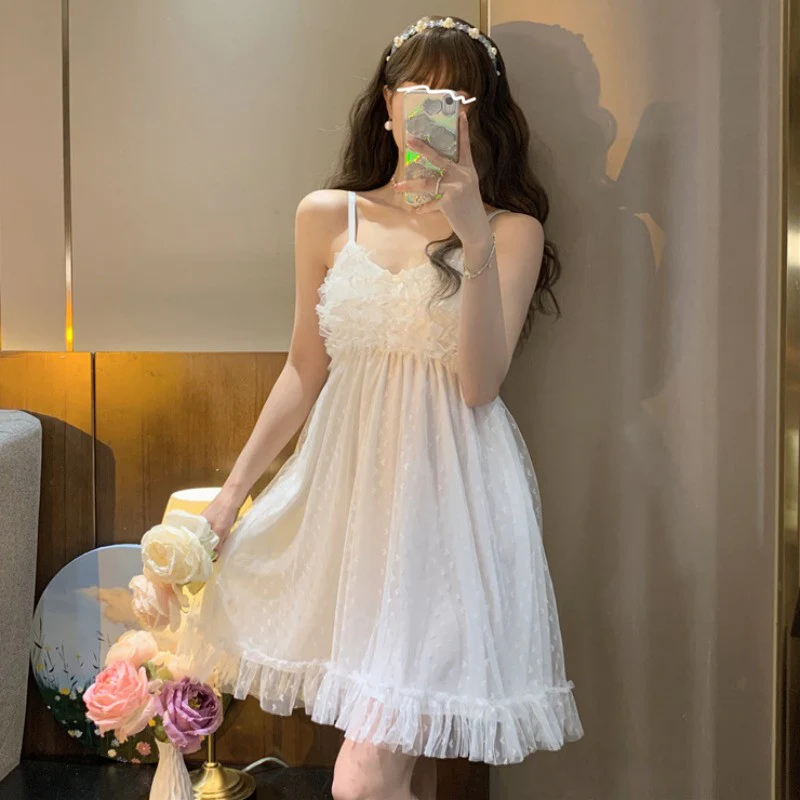 Sweet fairy white dress  HA0811 - Image 3
