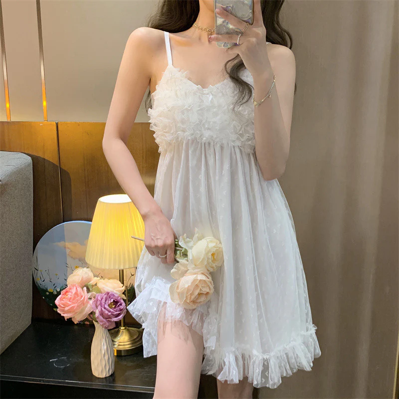 Sweet fairy white dress  HA0811 - Image 4