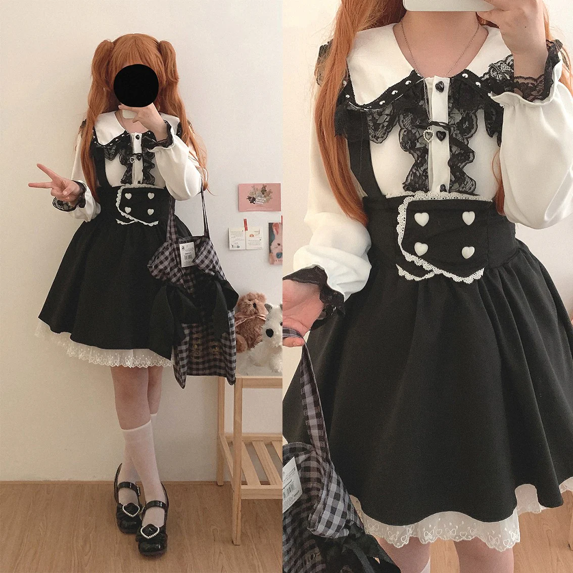 Sweetheart Knot Lace Shirt   HA1270 - Image 2