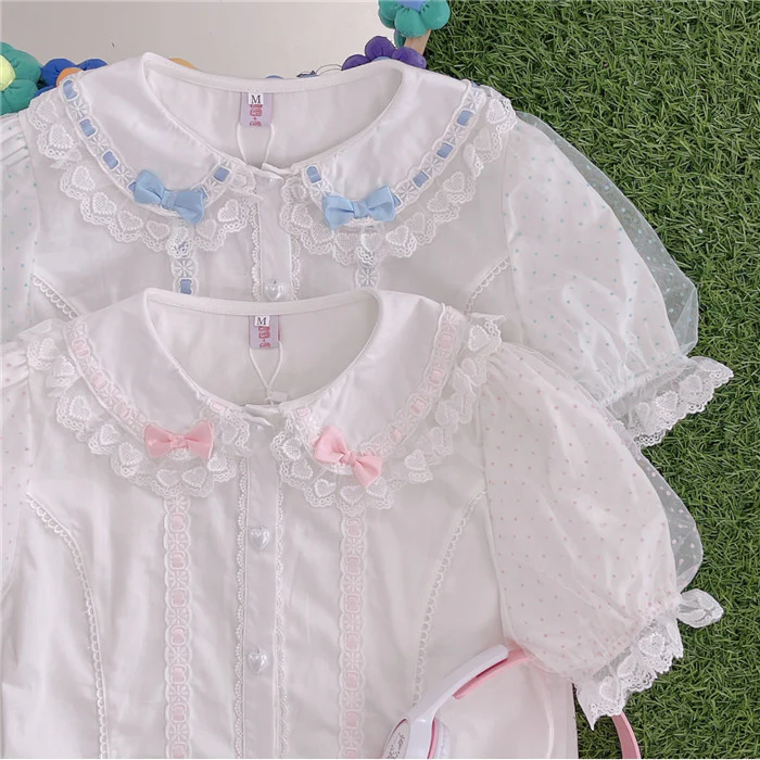 Take a bow of the bow doll collar shirt inside  HA1100 - Image 3