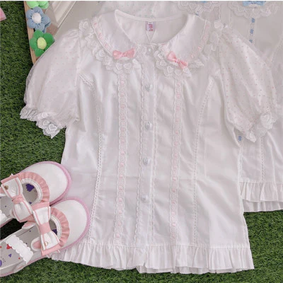 Take a bow of the bow doll collar shirt inside  HA1100 - Image 4