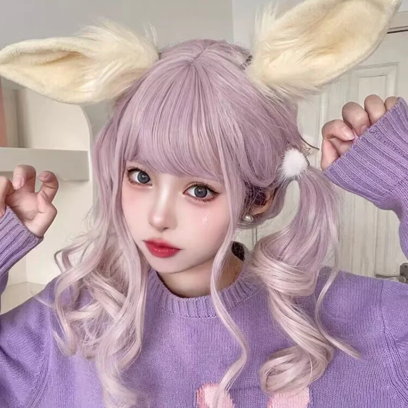 Taro gradient long curly hair   HA1692 - Image 3