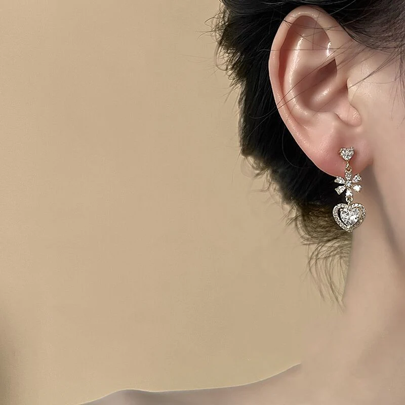 Tender Heart Earrings  HA1383 - Image 4