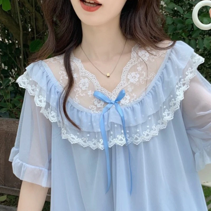 Thin Short Sleeve Shorts Homewear HA1756 - Image 2