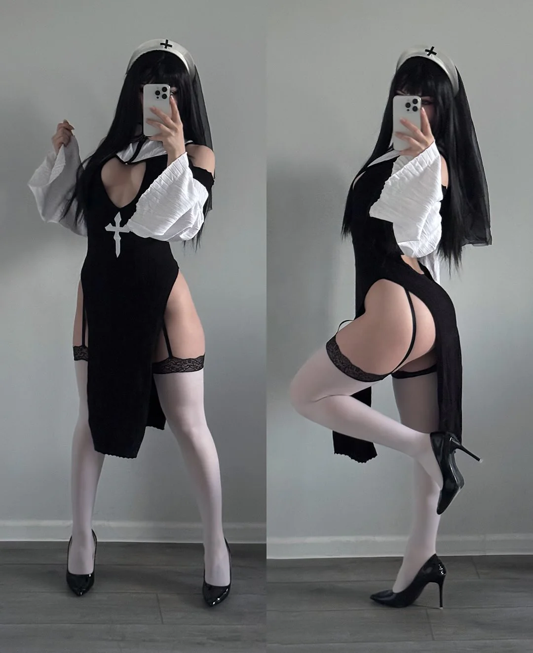 Thorn Nun Cosplay Lingerie KO94 - Image 7