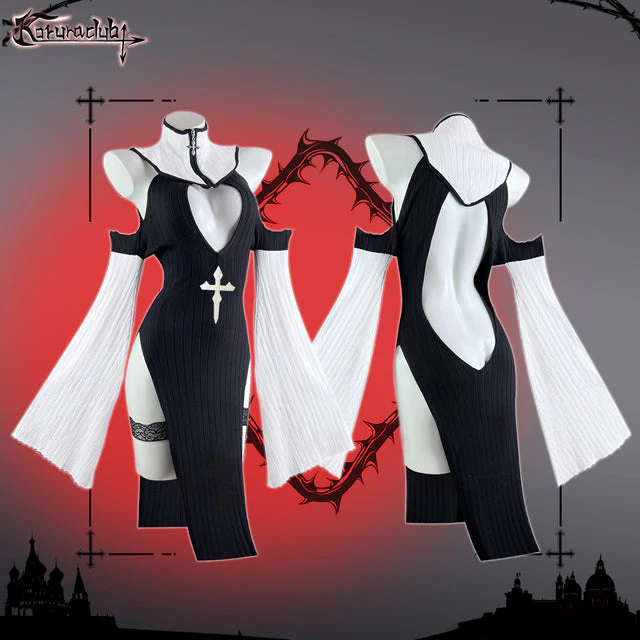 Thorn Nun Cosplay Lingerie KO94 - Image 9
