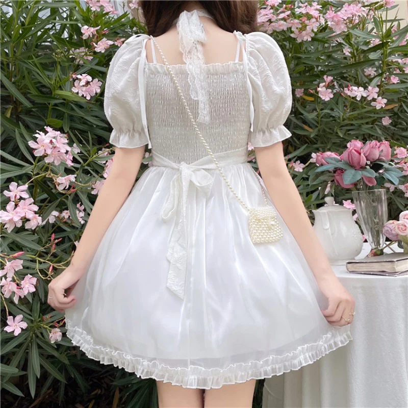 White Lace dress HA0957 - Image 3