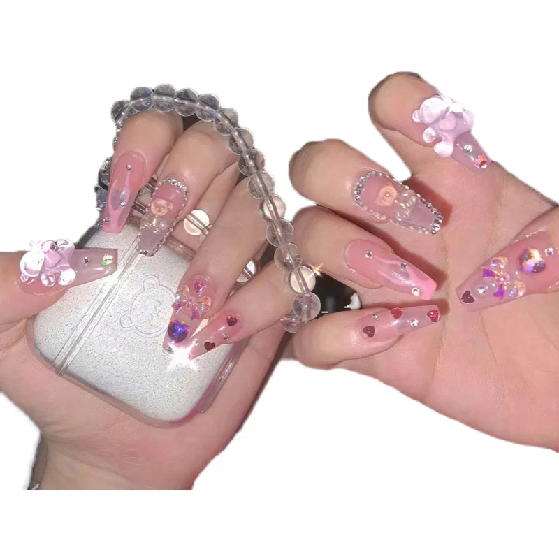Trapezoid Flame Drill Nail Patches  HA0136 - Image 4