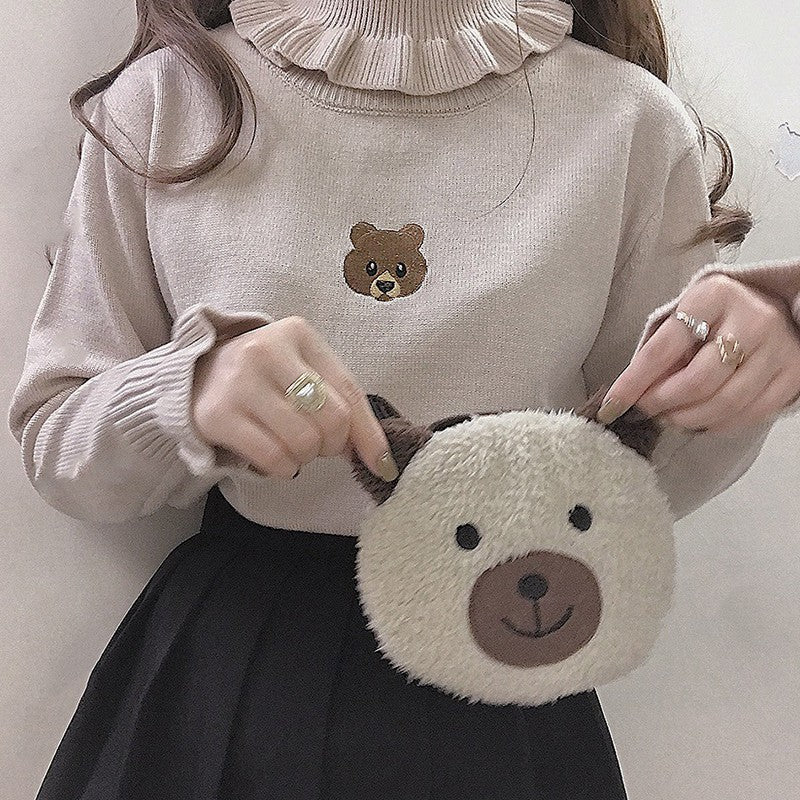 Turtleneck knitted bottoming shirt   HA1497 - Image 4