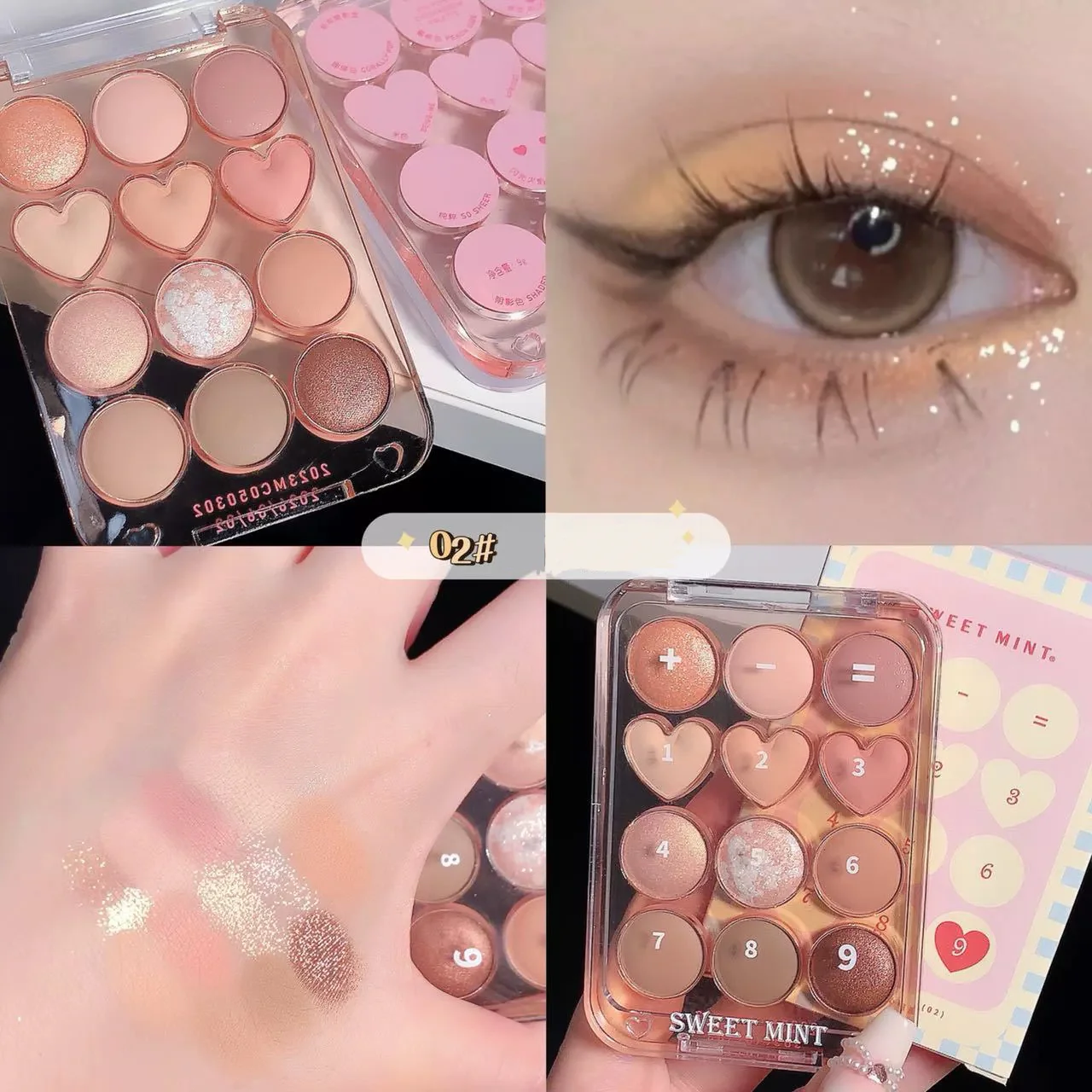 Twelve color eye shadow palette HA2343 - Image 3