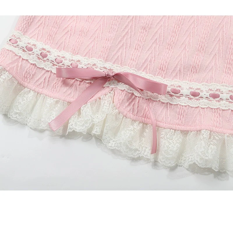 Twist knit suspenders   HA1883 - Image 3