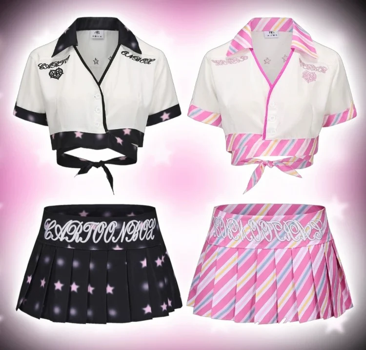 Two-Tone Shirt Set HA29707 - Image 4
