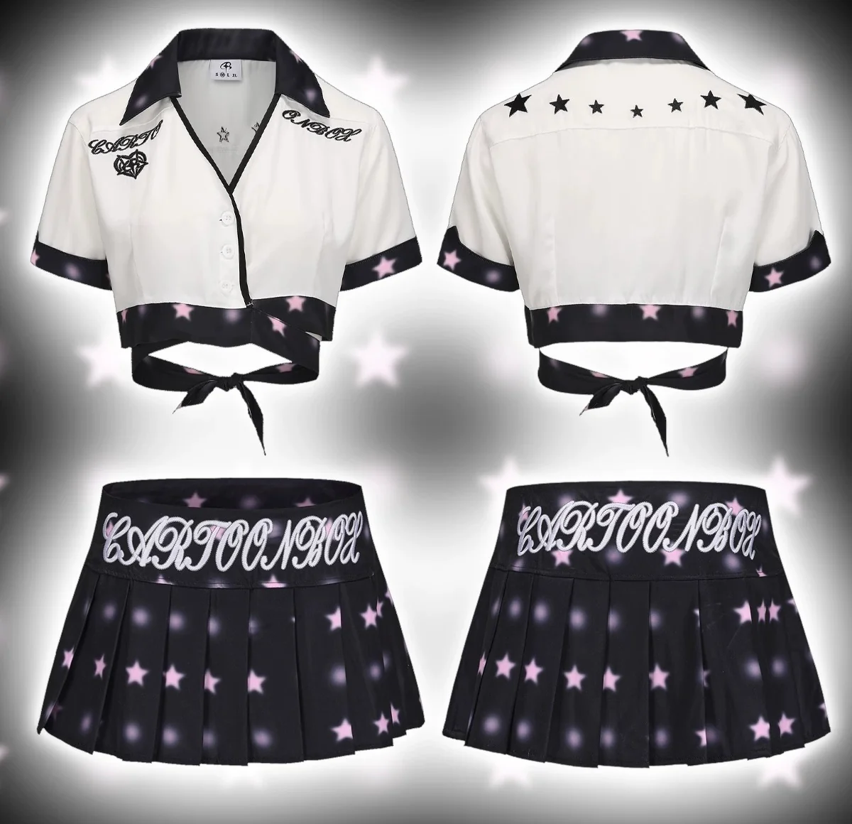 Two-Tone Shirt Set HA29707 - Image 6
