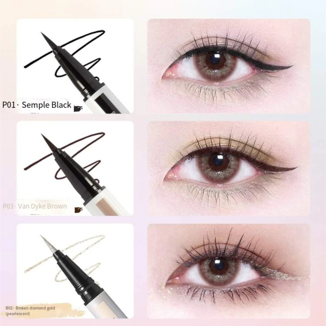 Ultra-fine color liquid eyeliner HA0123 - Image 3