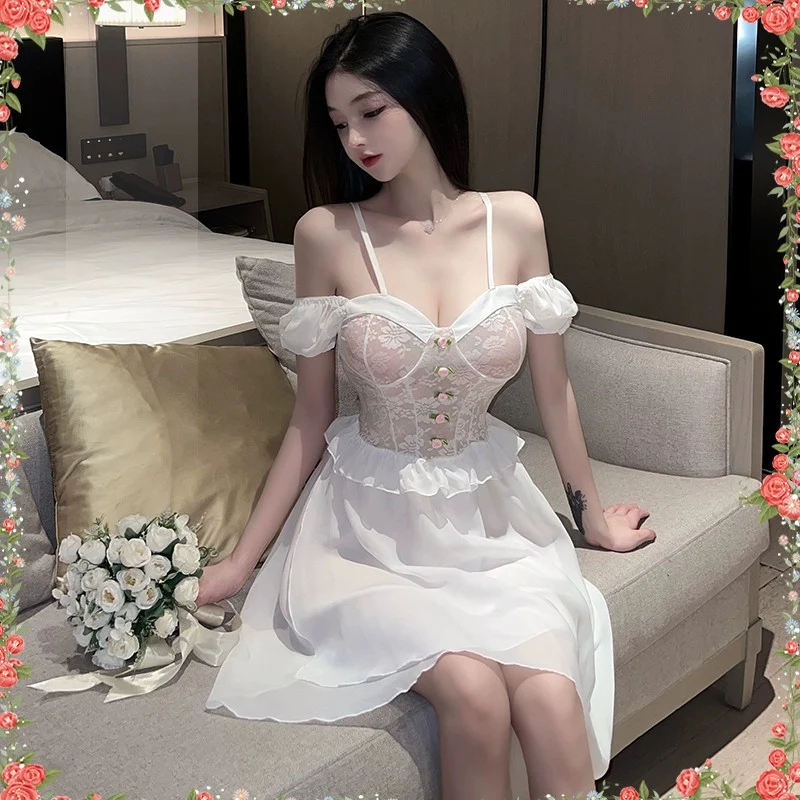 Underwear see through pajamas fairy dress   HA2011 - Image 4
