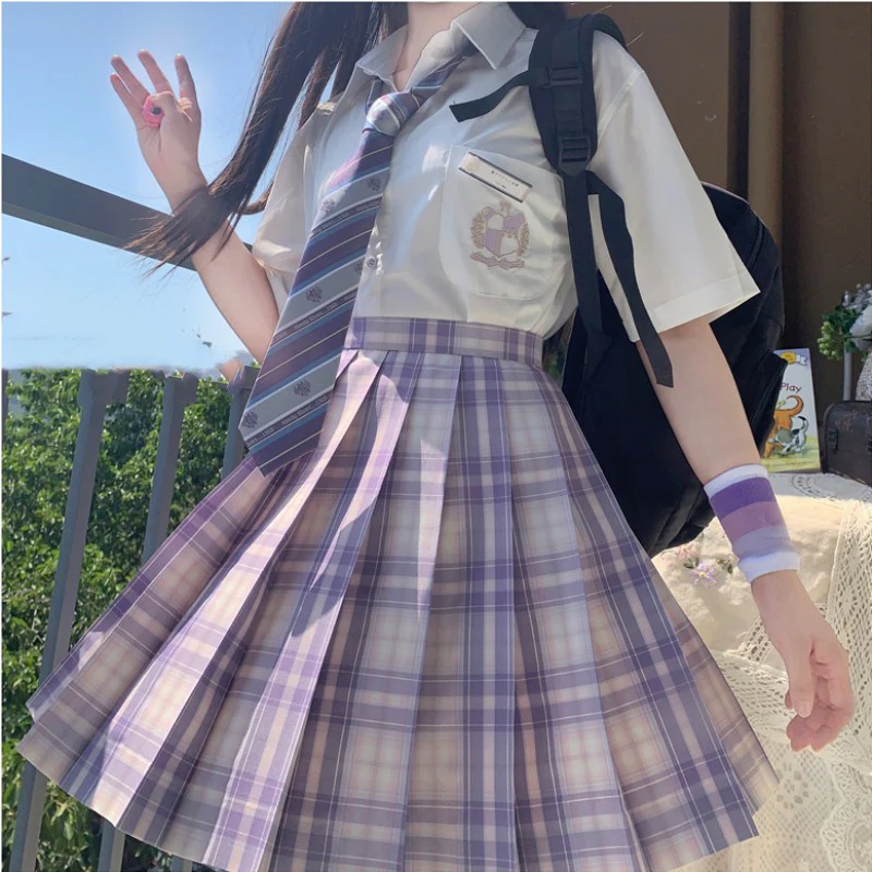 Uniform plaid skirt HA1502 - Image 2