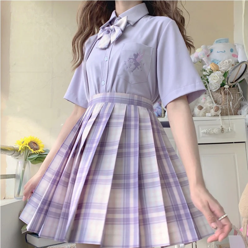 Uniform plaid skirt HA1502 - Image 4