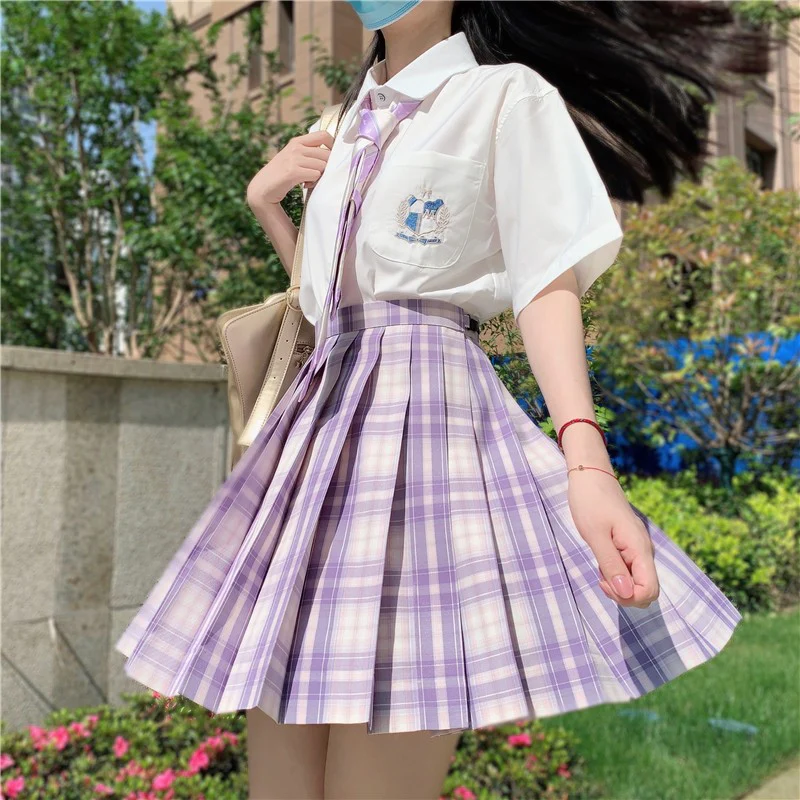 Uniform plaid skirt HA1502 - Image 5