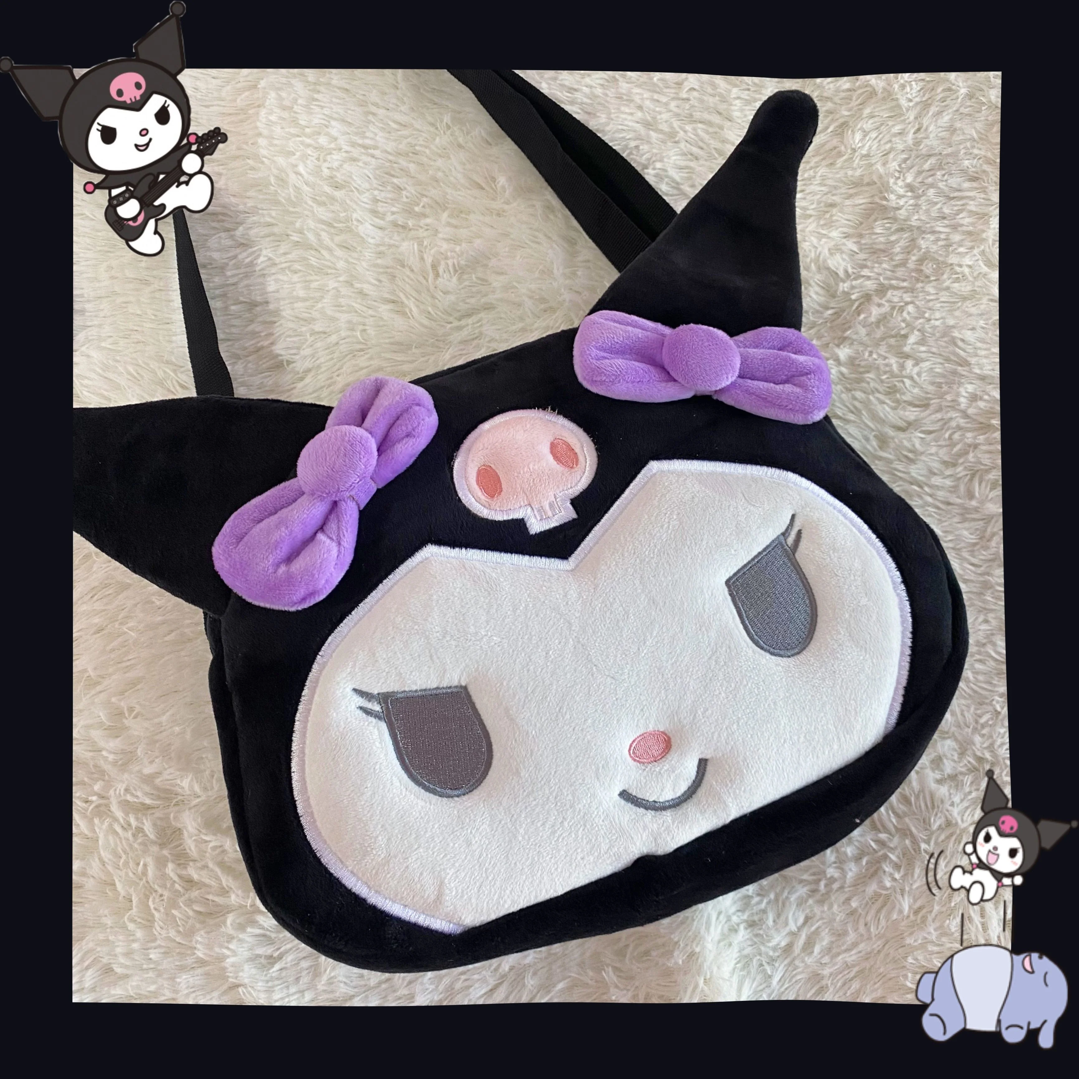 Versatile Plush Crossbody Bag   HA0614 - Image 6