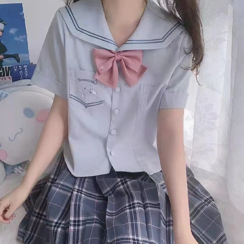 Versatile Short Sleeve Slim Fit Shirt Top HA0593 - Image 3