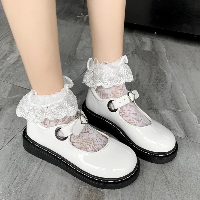 Vintage Mary Jane leather shoes   HA1750 - Image 2