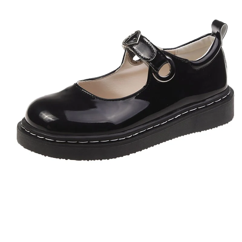 Vintage Mary Jane leather shoes   HA1750 - Image 5