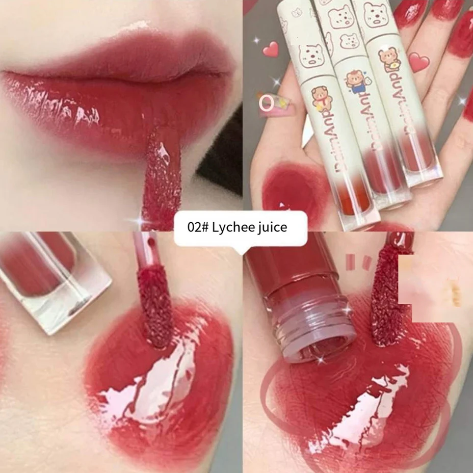Water glossy clear glass lip    HA0662 - Image 3