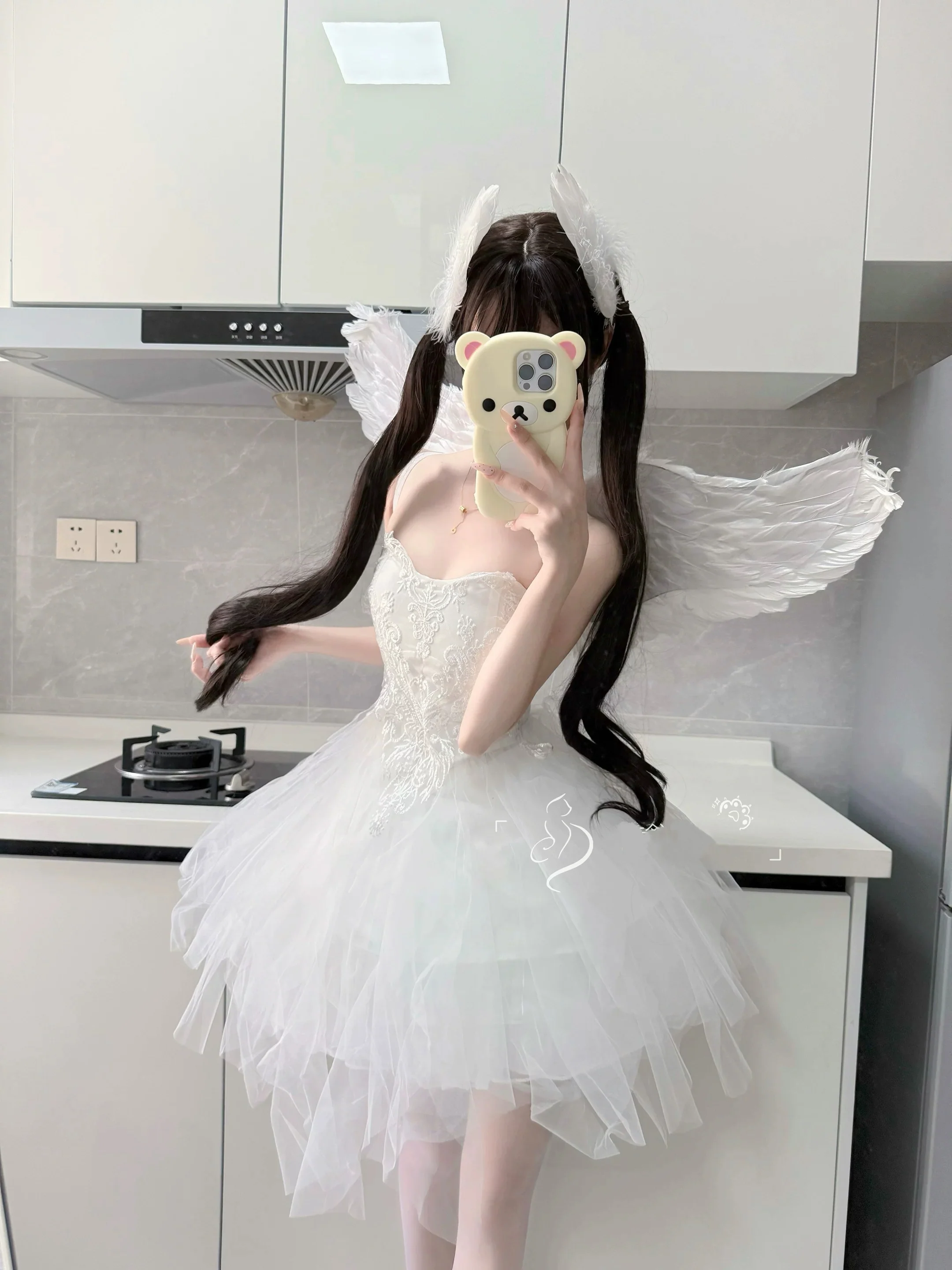 White Angel Dress HA2985 - Image 2