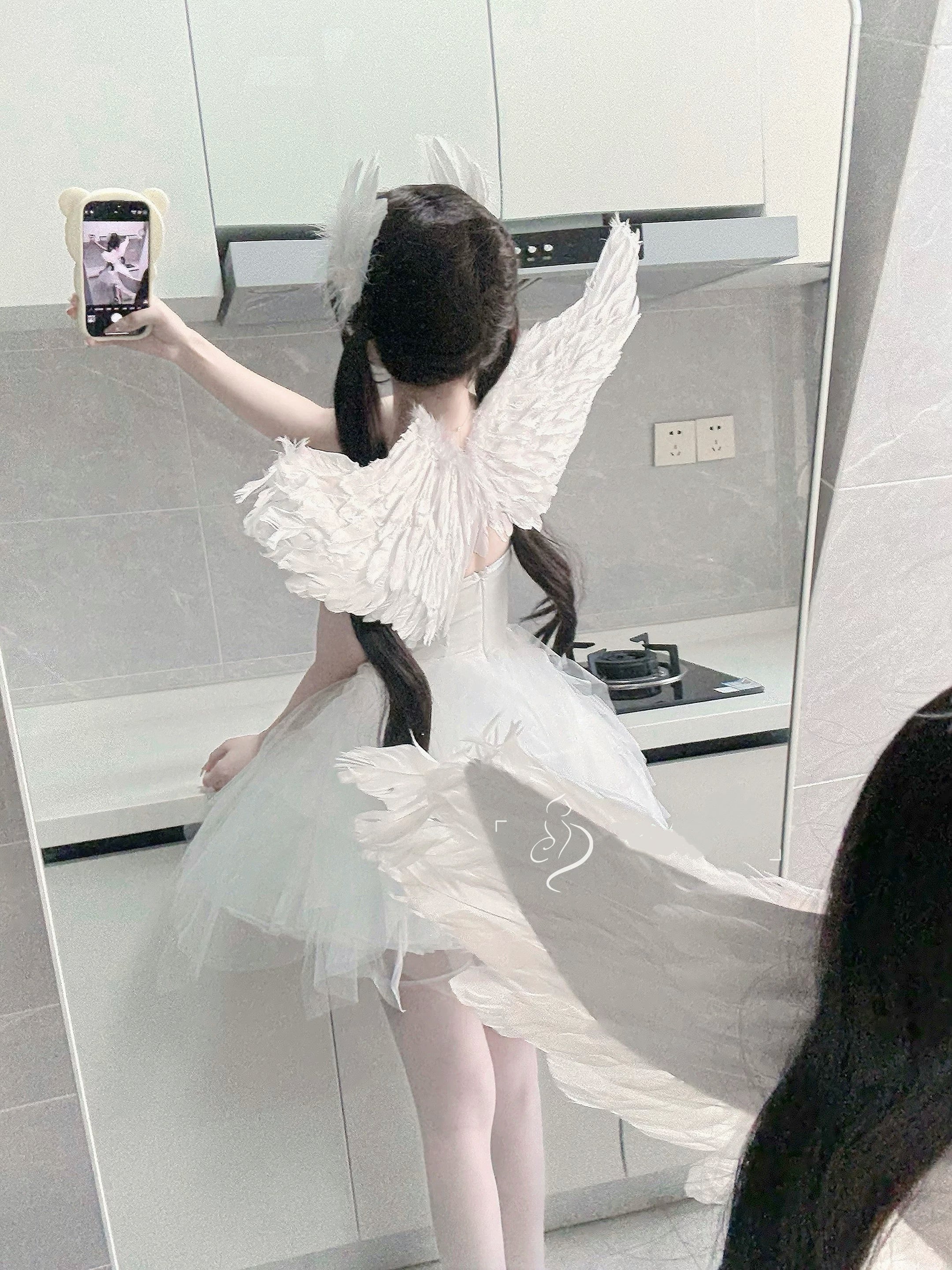 White Angel Dress HA2985 - Image 3