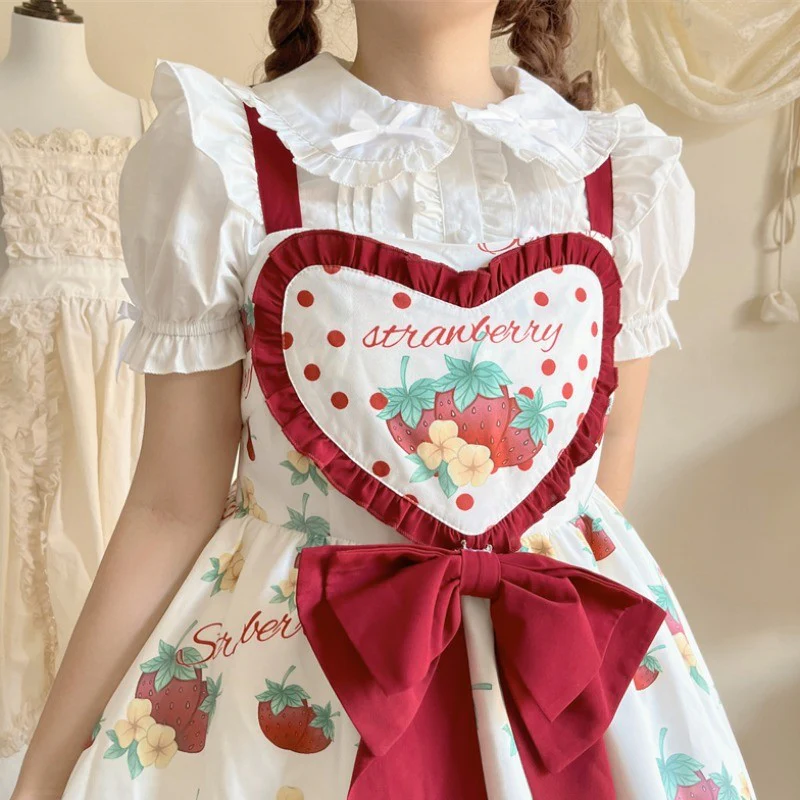 White Doll Collar Puff Sleeve Shirt HA1566 - Image 4