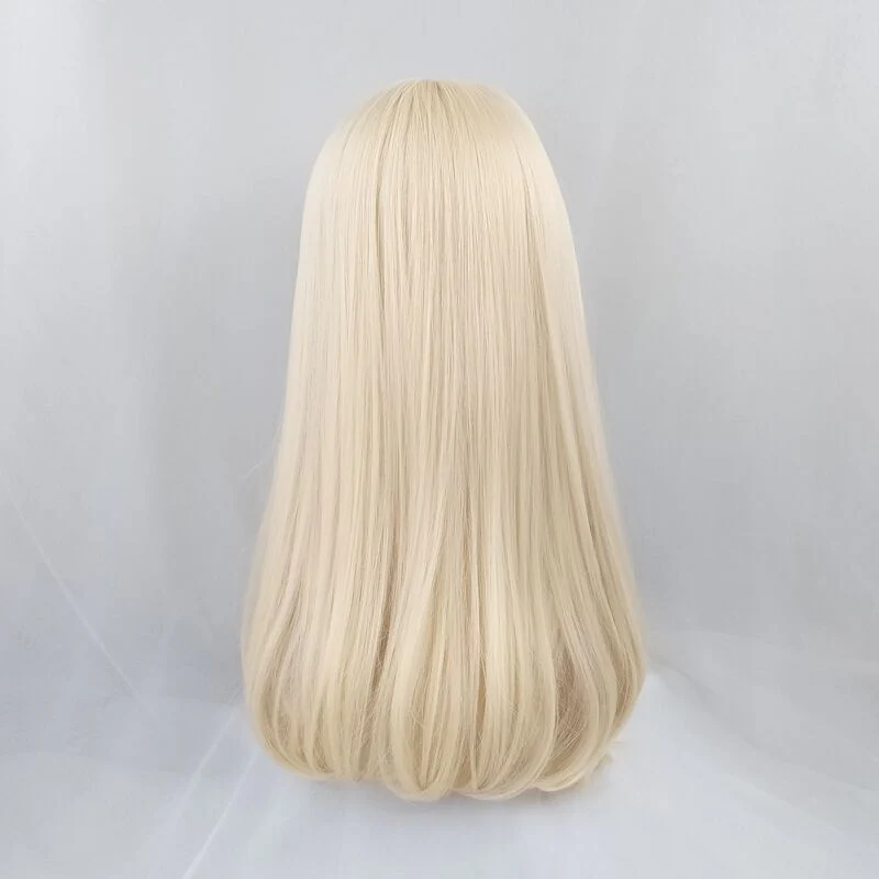 White Gold Long Straight Wig HA0053 - Image 3