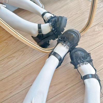 White Lace Bow High Heels   HA2128 - Image 10