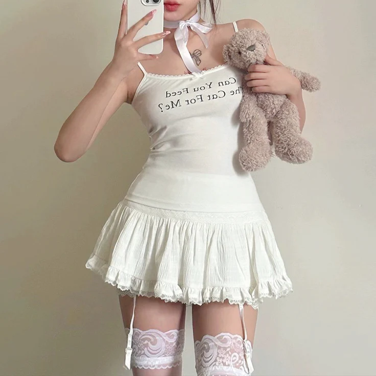 White tube top camisole HA2139