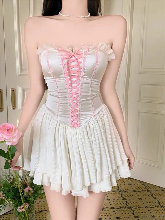Pastel girl dress HA0489 - Image 2