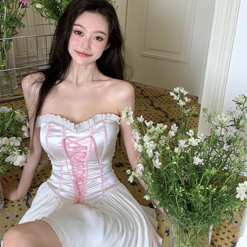 Pastel girl dress HA0489 - Image 5
