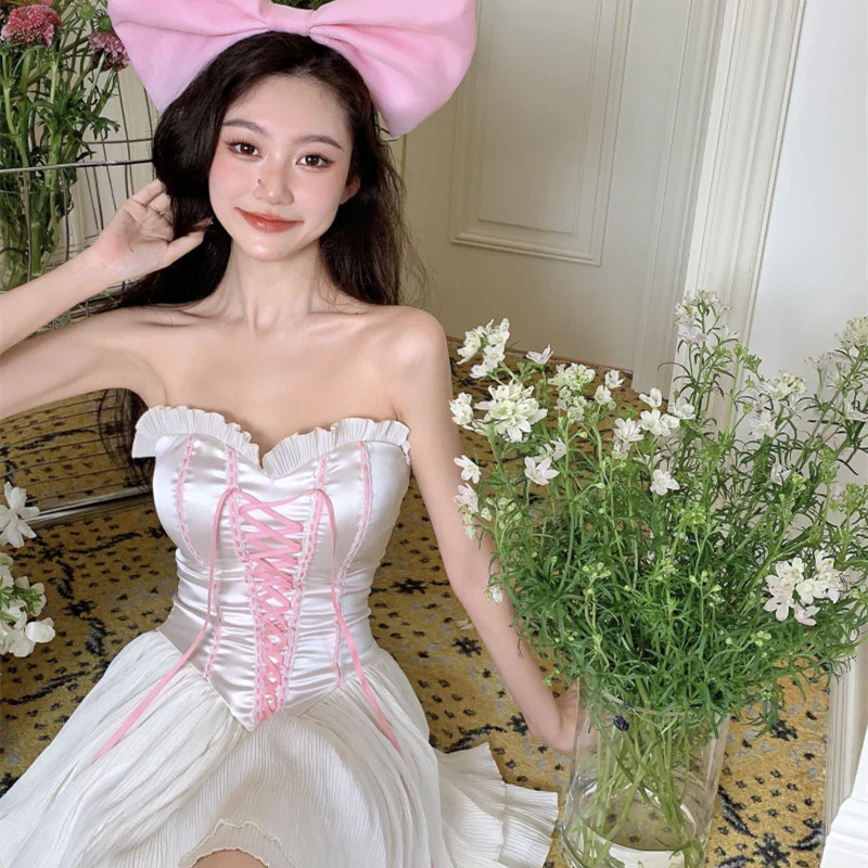 Pastel girl dress HA0489 - Image 7