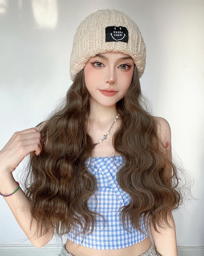 Wig cap one detachable long curly hair  HA0077 - Image 6