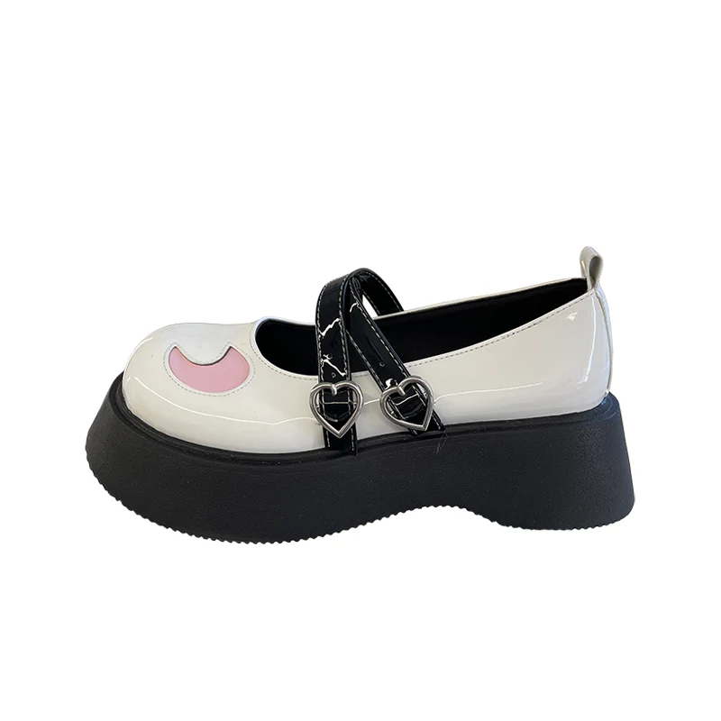 Women's cute big leather shoes   HA0393 - Image 5