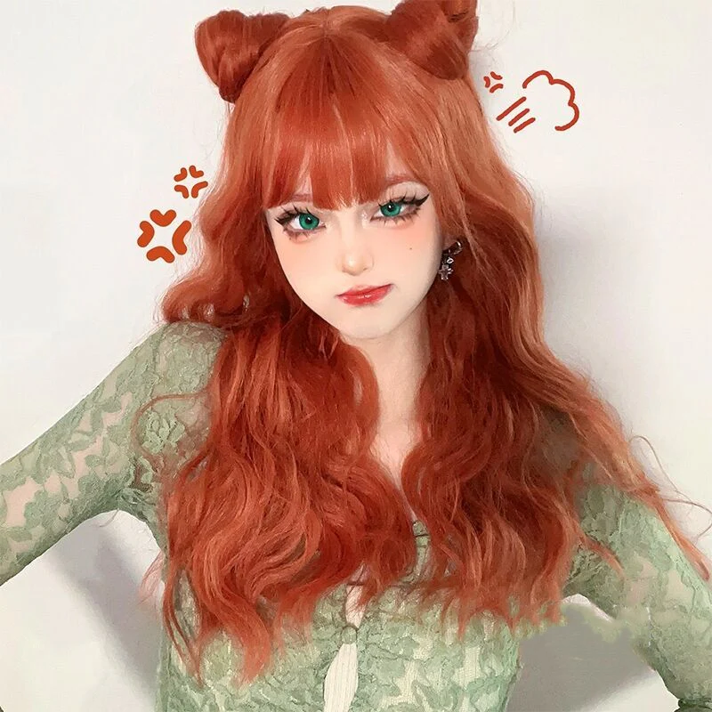 Wool curly long curly hair wig HA1278 - Image 3