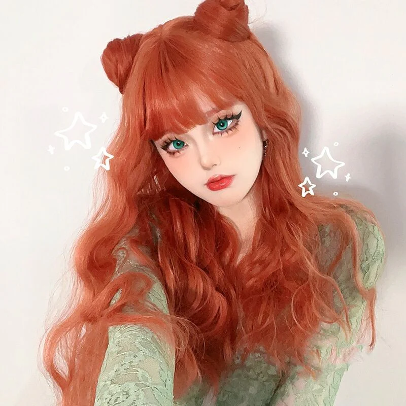 Wool curly long curly hair wig HA1278 - Image 4