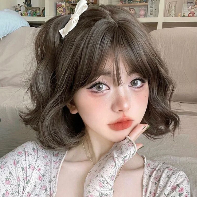 Wool curly short wig   HA1411 - Image 2