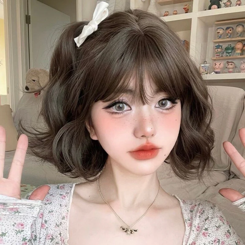 Wool curly short wig   HA1411 - Image 3