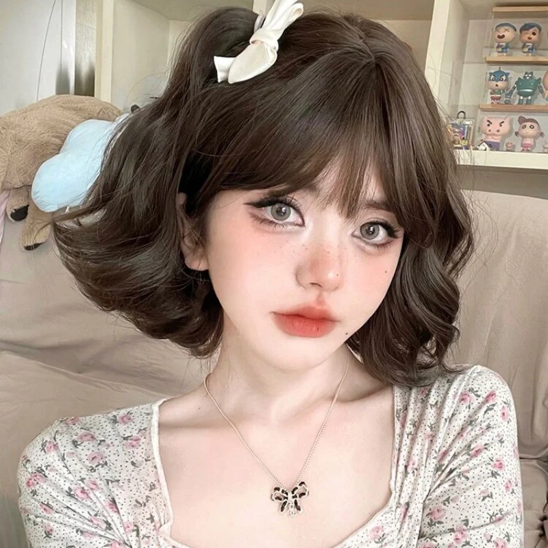 Wool curly short wig   HA1411 - Image 5